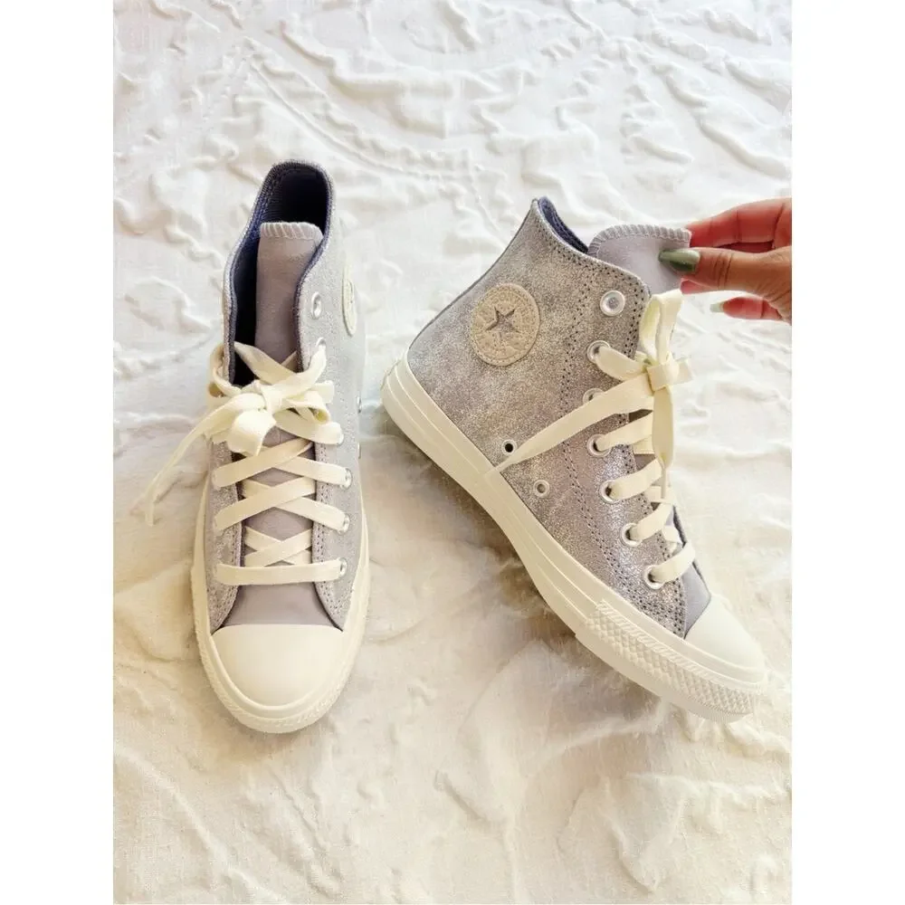 Converse Chuck 70 Suede Shimmer High Top Sneakers Size 6